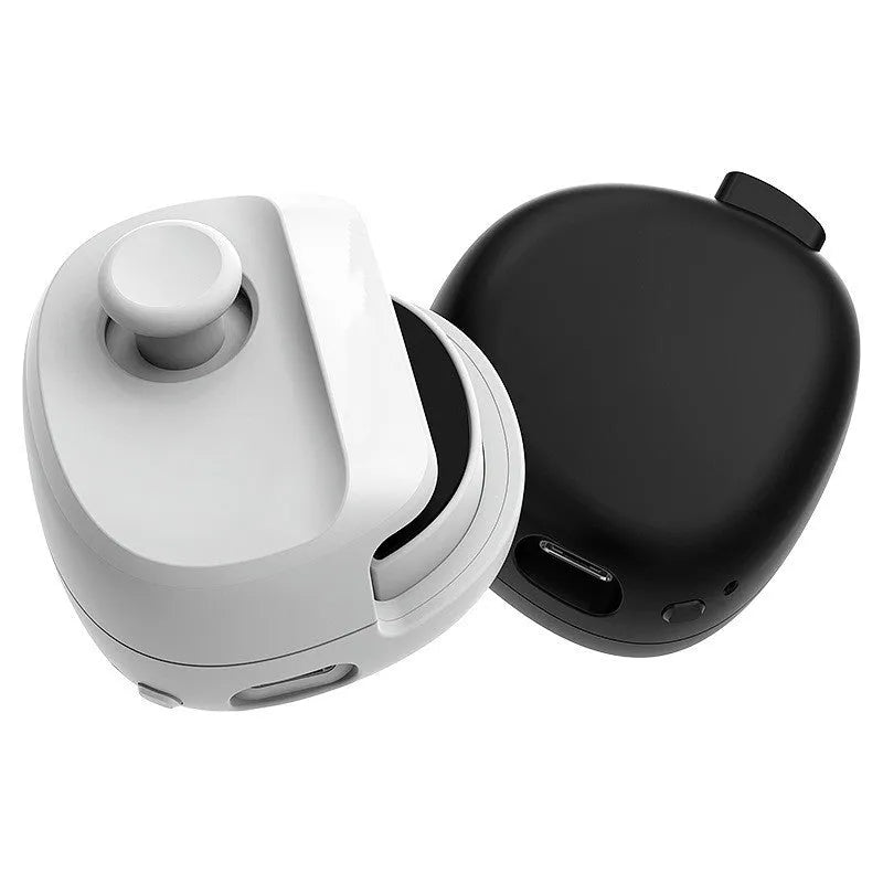 Mi Mo MB01 black and white USB gaming stick controller on a grey background.