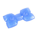 Freezable bone-shaped and circle-shaped dog chew toy for cooling and teething relief.