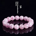 Purple crystal bracelet with polished geometric beads in unisex Korean-style design