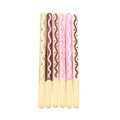 Plastic realistic biscuit black fountain pen with erasable gel ink and 0.38mm tip