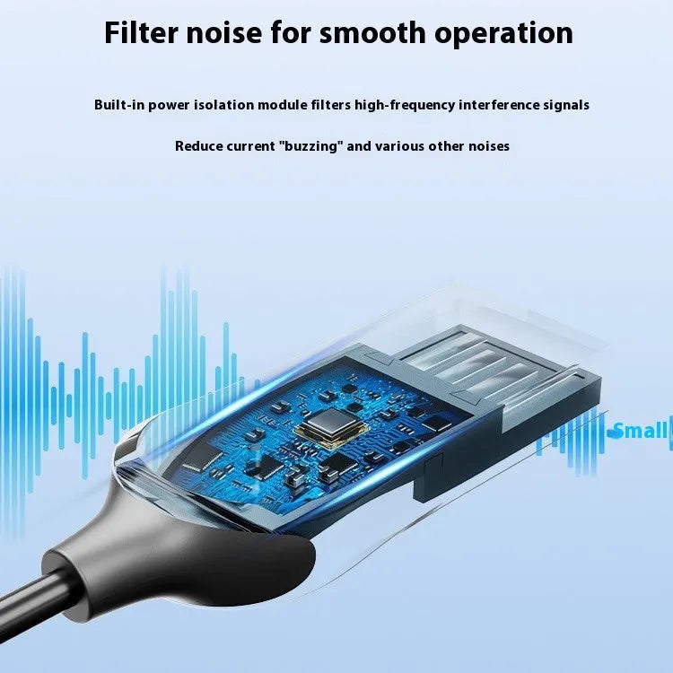 NAI USB car Bluetooth sound receiver with zinc alloy USB connector and copper 3.5mm audio jack in On Board Bluetooth Receiver colour