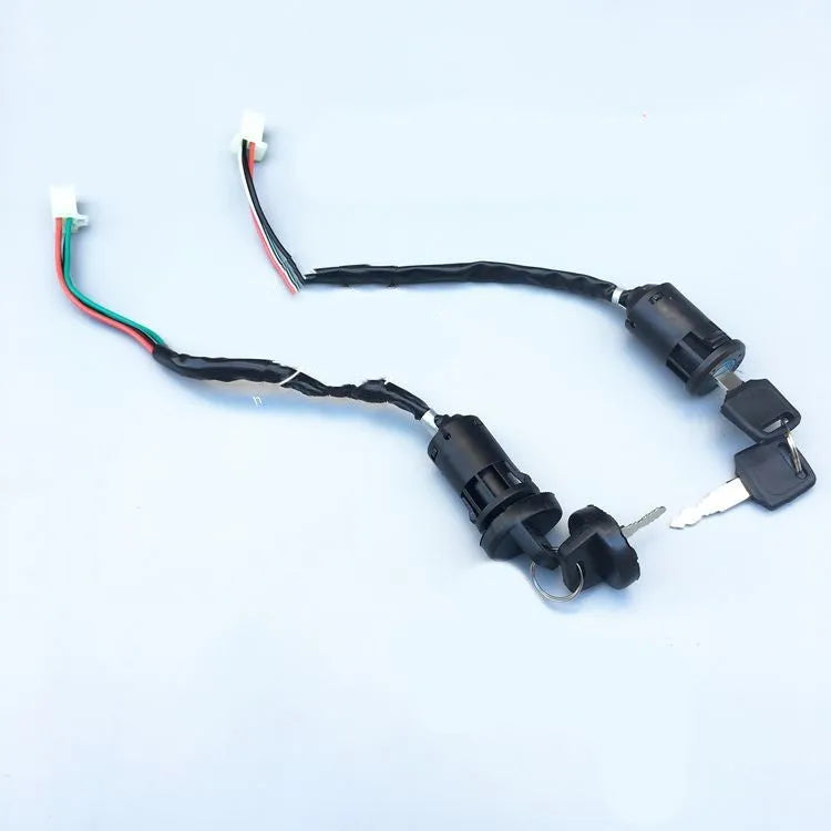 Waterproof electric door lock actuator for car central locking system with ignition key control
