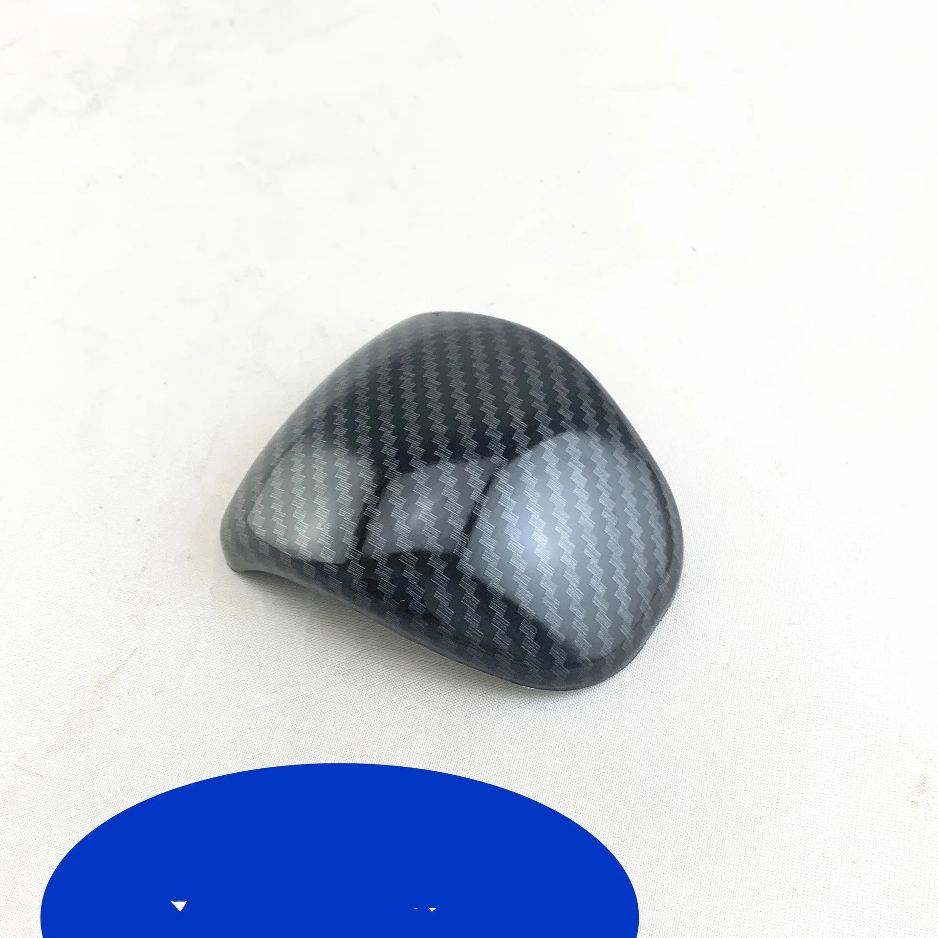 Carbon fibre finish gear shift cover for manual transmission car interior