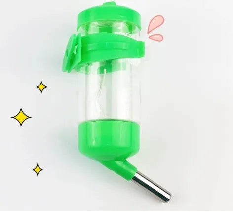 Plastic ball kettle leak-proof water feeder for small pets in assorted colours and sizes.