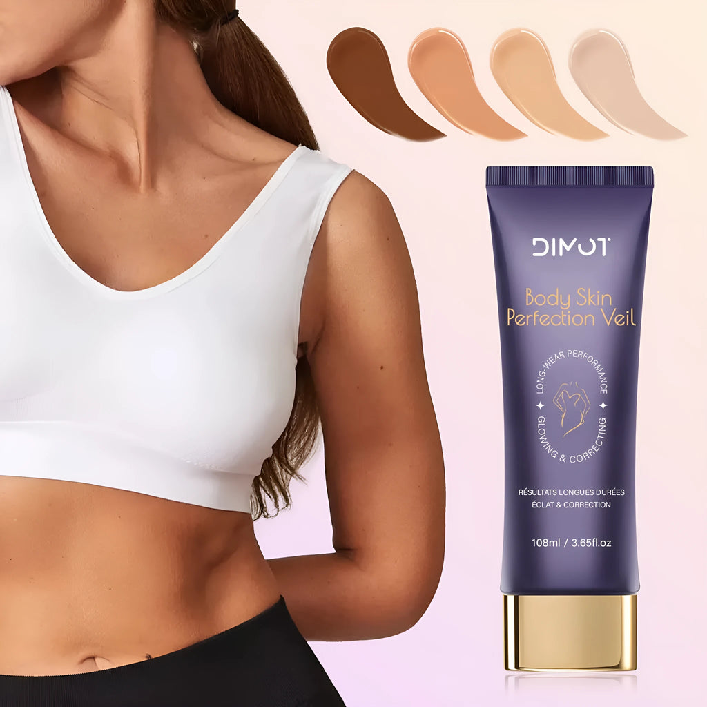 108ml waterproof body concealer cream pot with brush for tattoo and birthmark coverage in four shades