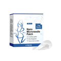 Four nano microneedle body shaping stickers with botanical cinnamon oil and ginger formulation