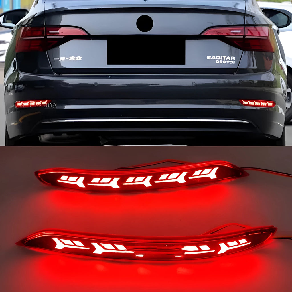 Volkswagen Sagitar rear bumper light with water flow LED illumination for 19-21 models