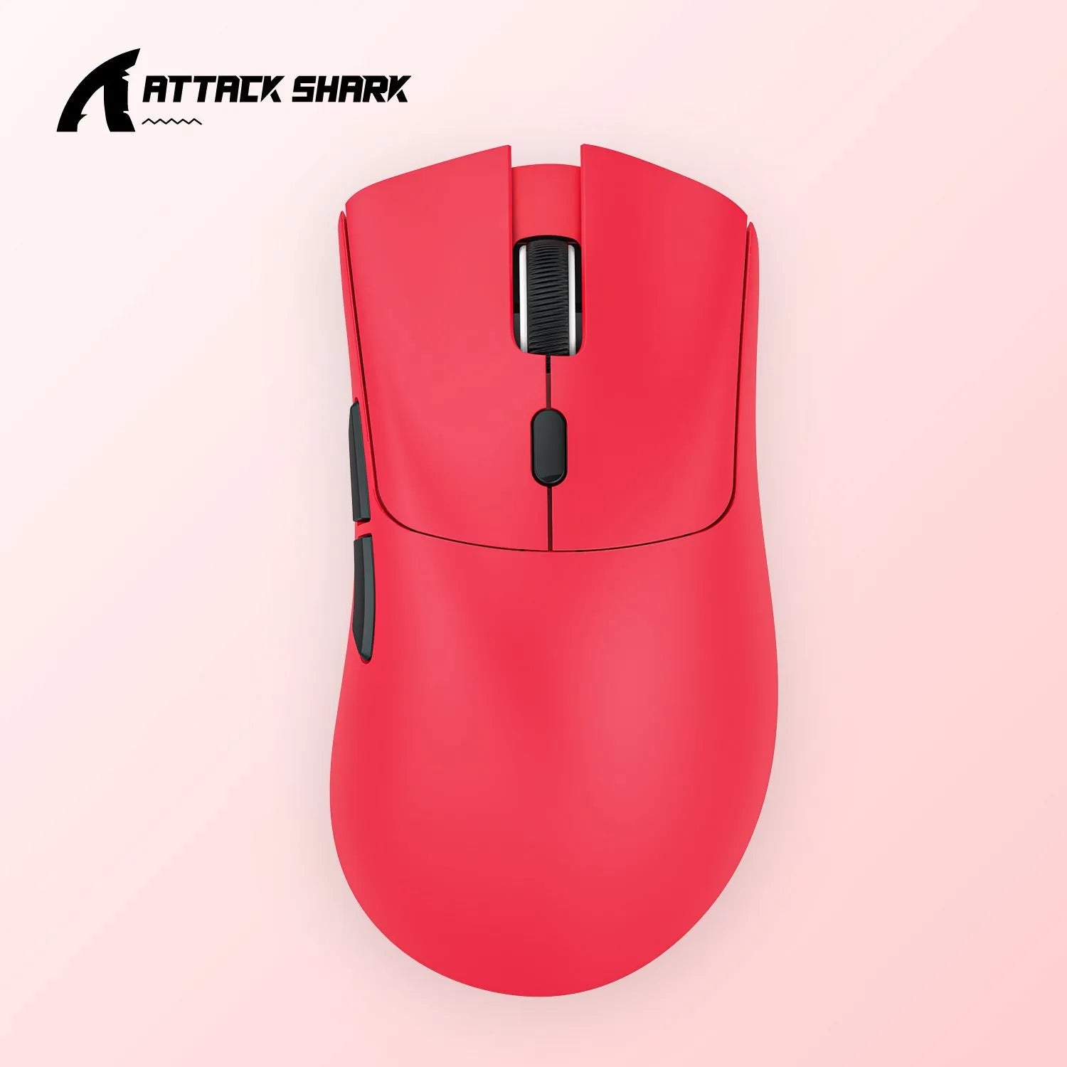 Attack Shark wireless gaming and office mouse in black, white and red colour options