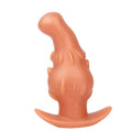 Adult liquid silicone masturbator toy in purple, gold, or black, available in S, M, L, XL sizes.