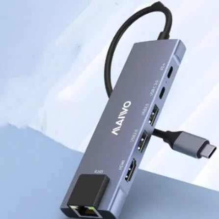 Steam Deck six-in-one docking station with aluminium alloy shell and Type-C cable