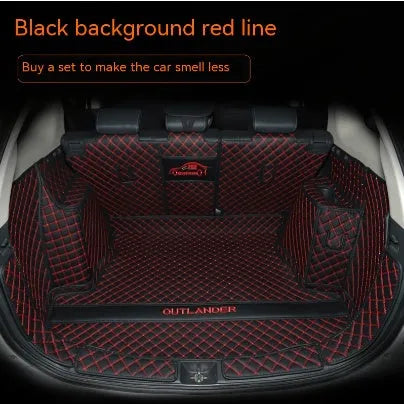 Mitsubishi Outlander boot liner mat with 3D raised edges in TPE XPE material