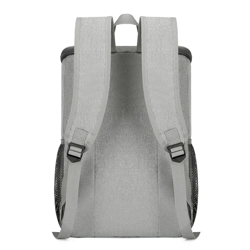 Large outdoor thermal picnic backpack in oxford cloth with curved shoulder straps