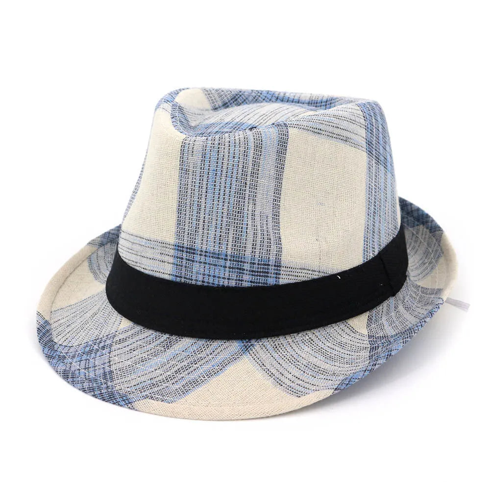 Polyester sun hat with 4.5cm brim in black colour showing bell crown style
