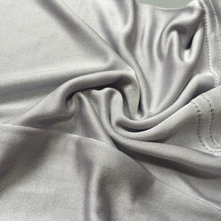 Men's loose silk shorts in navy blue, silver grey, or skin colour with mid waist design
