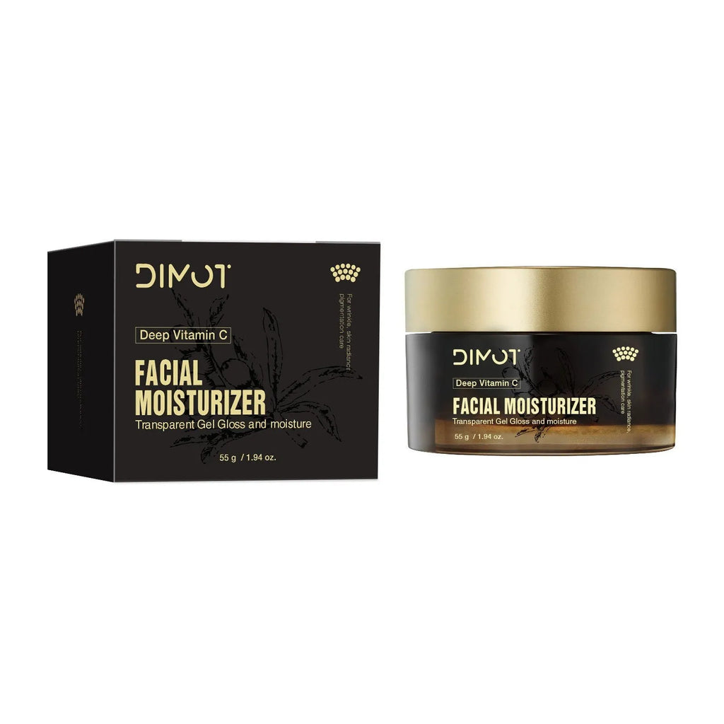 Deep Dimension C Moisturizing Facial Cream 50ml in a circular pot with white and blue label