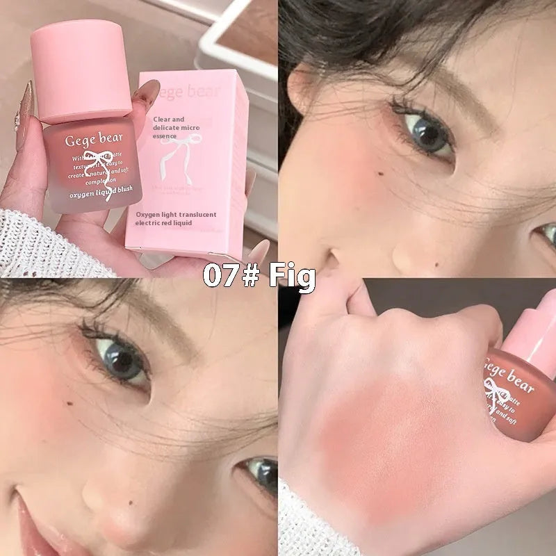 Gege Bear Oxygen Light Liquid Blush in standard packaging with colour options