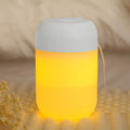 Small white cylindrical USB-powered humidifier with aromatherapy function