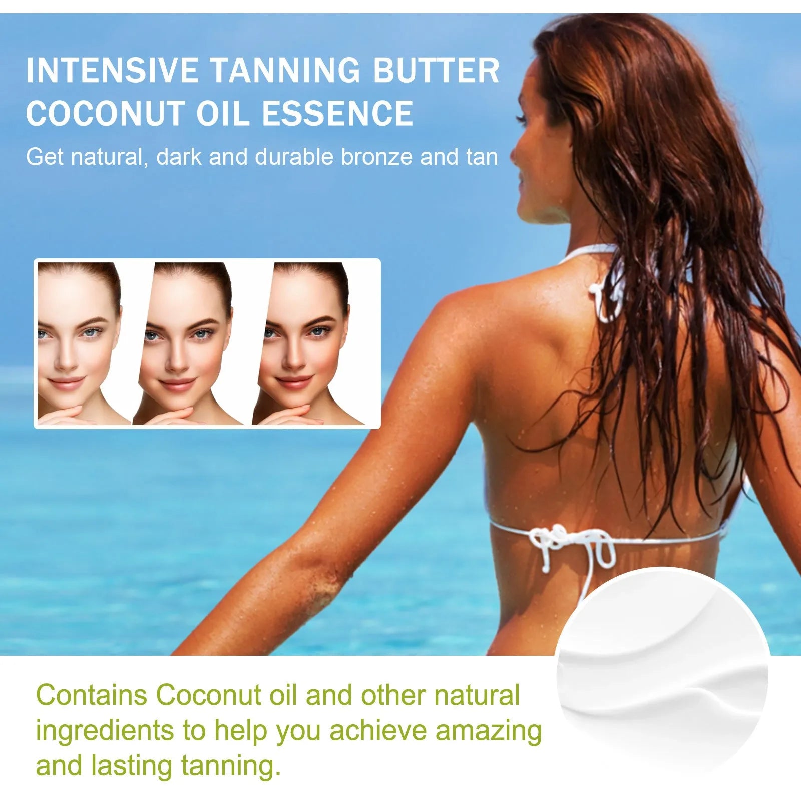 100g jar of Coconut Help Black Frost blackening cream for evening skin tone