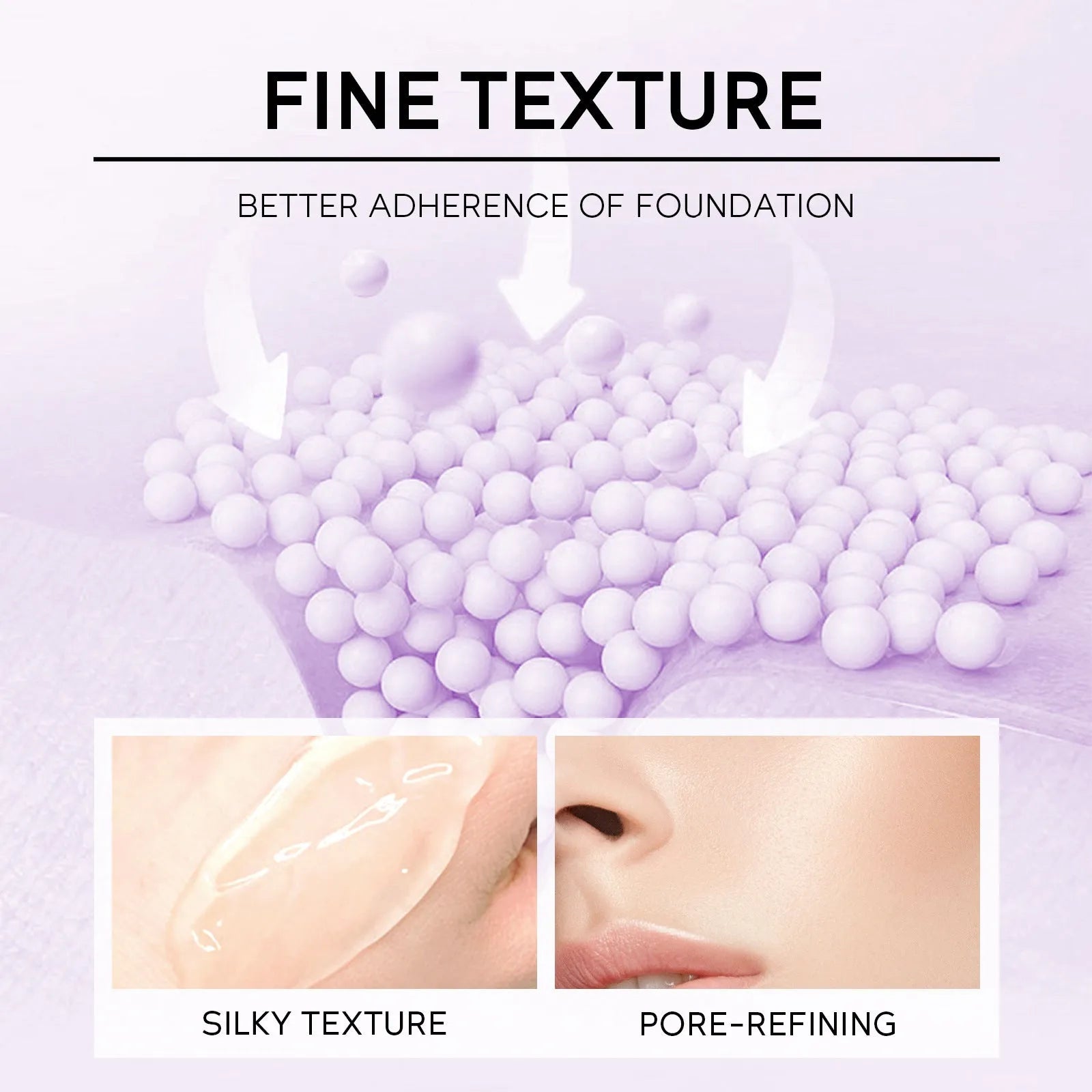 30g moisturising makeup primer tube in green, pink and purple colour options