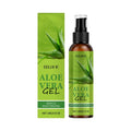 60g tube of clear aloe vera gel with sodium hyaluronate on a blue background