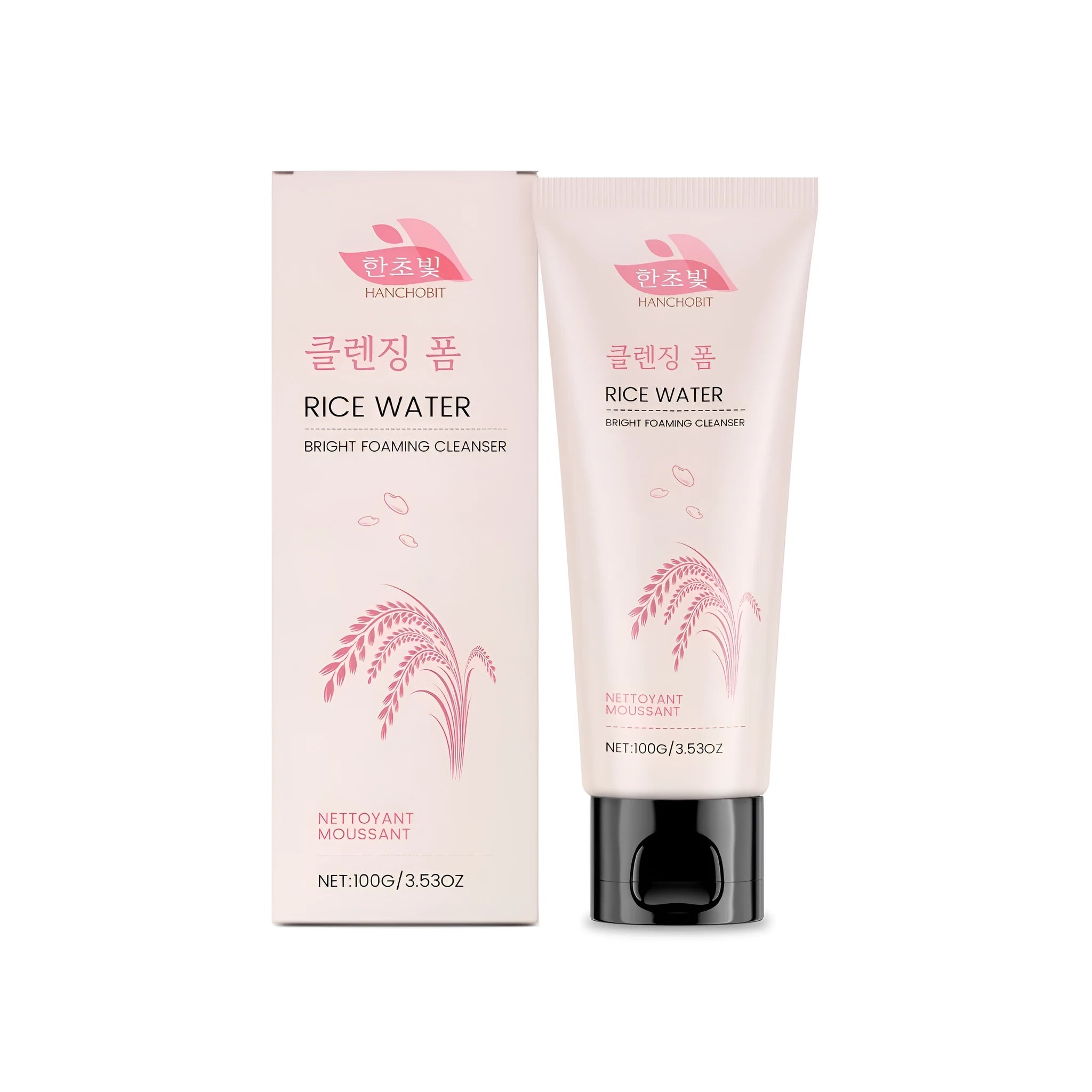 100g tube of Rice Water Bright Foaming Cleanser