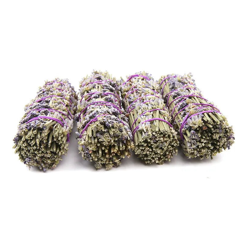 4-inch natural dried flower aromatherapy stick with lavender fragrance for home scenting