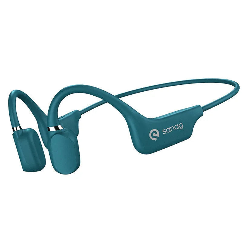 Bone conduction Bluetooth sports headphones in six colours with wireless neckband design