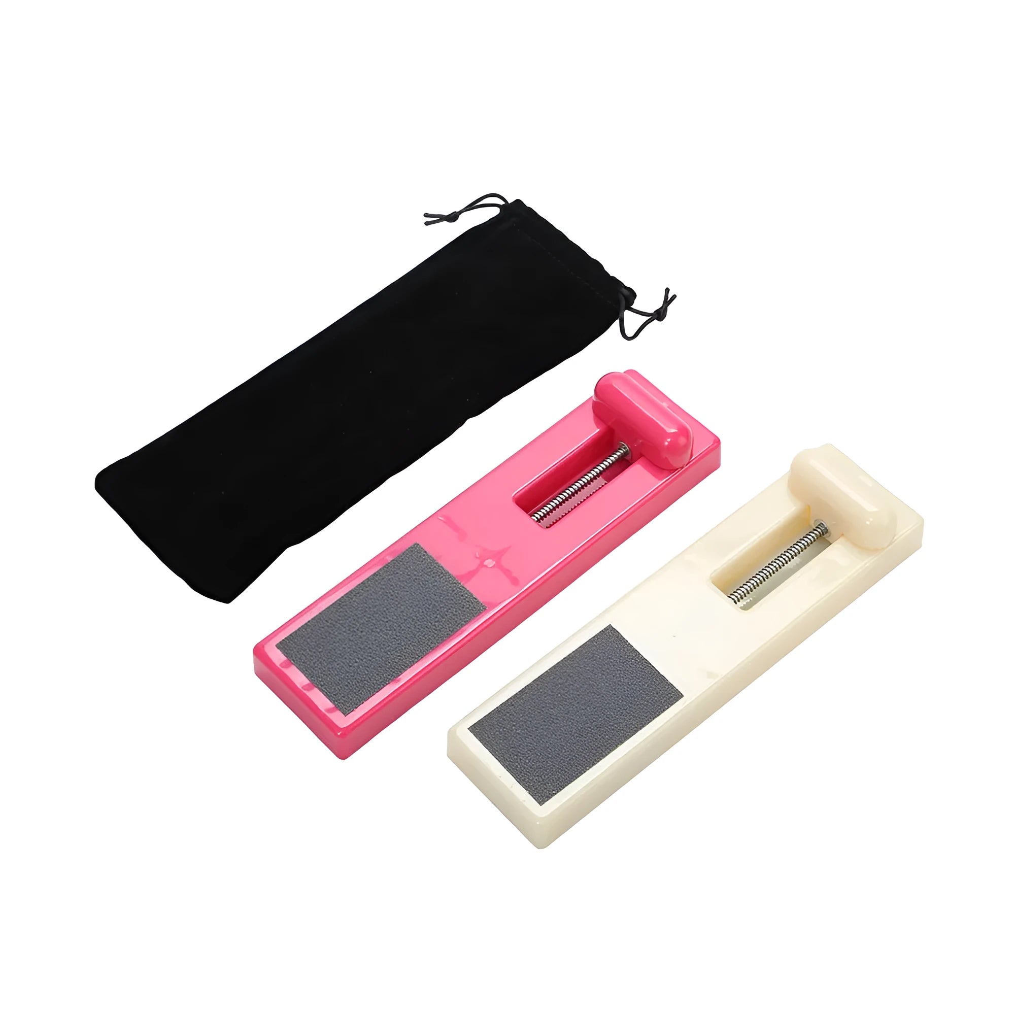 Pink and white ballet foot trainer device for instep strength development and flexible rotation training