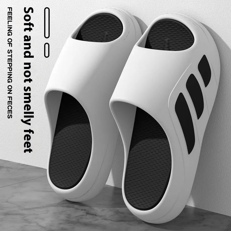 Men's EVA platform slippers in flip-flop style available in four colour options
