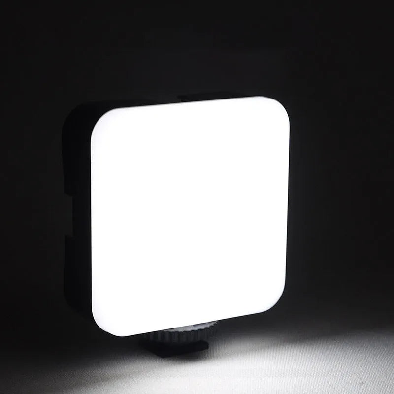 LED Mini Square Outdoor Pocket Light Tripod flash photography accessory showing compact square design