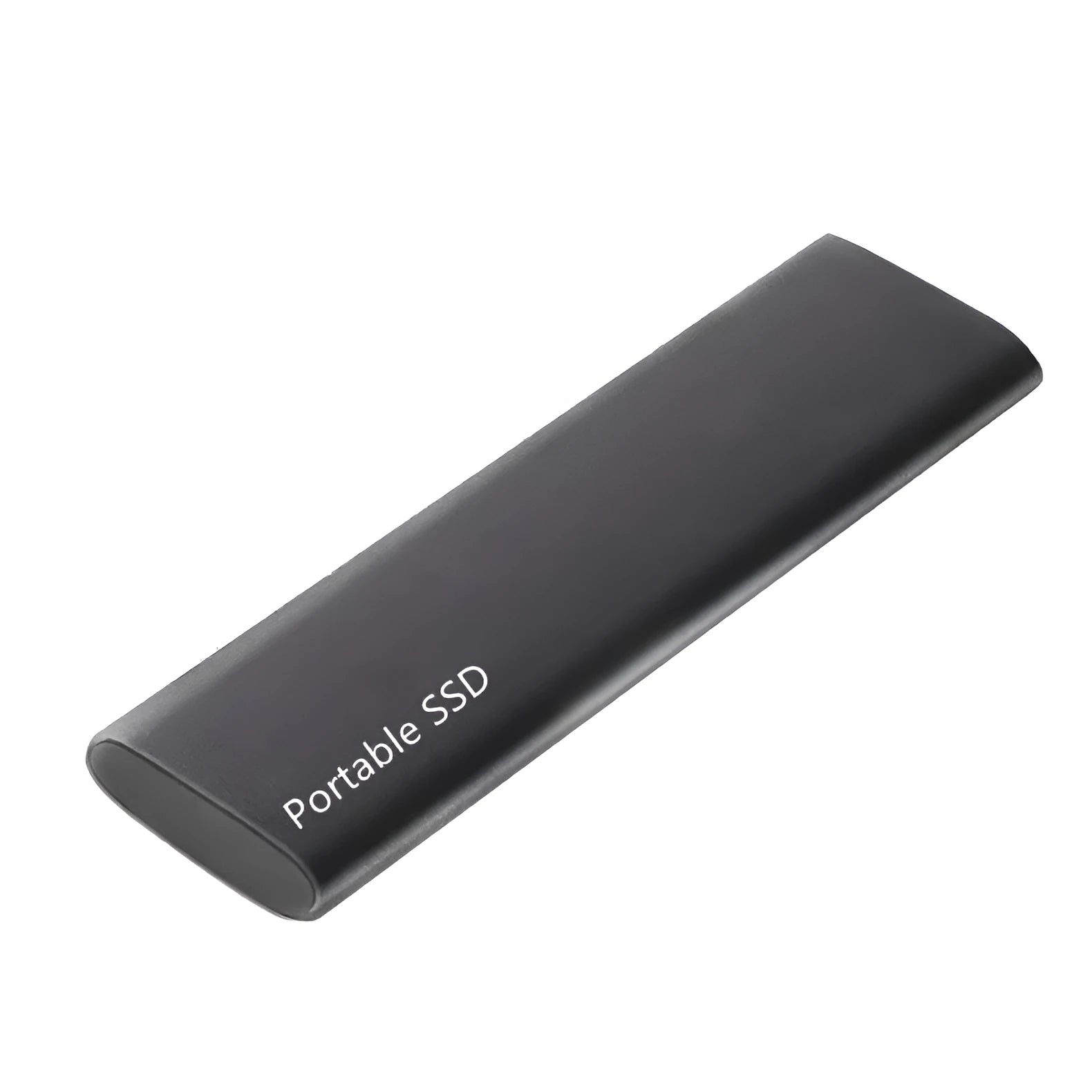 Ultra-thin metal shell mobile SSD portable hard drive showing four colour interface options