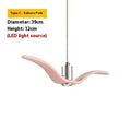 Nordic style Macaron shaped personalised LED chandelier ceiling light in a selected colour.