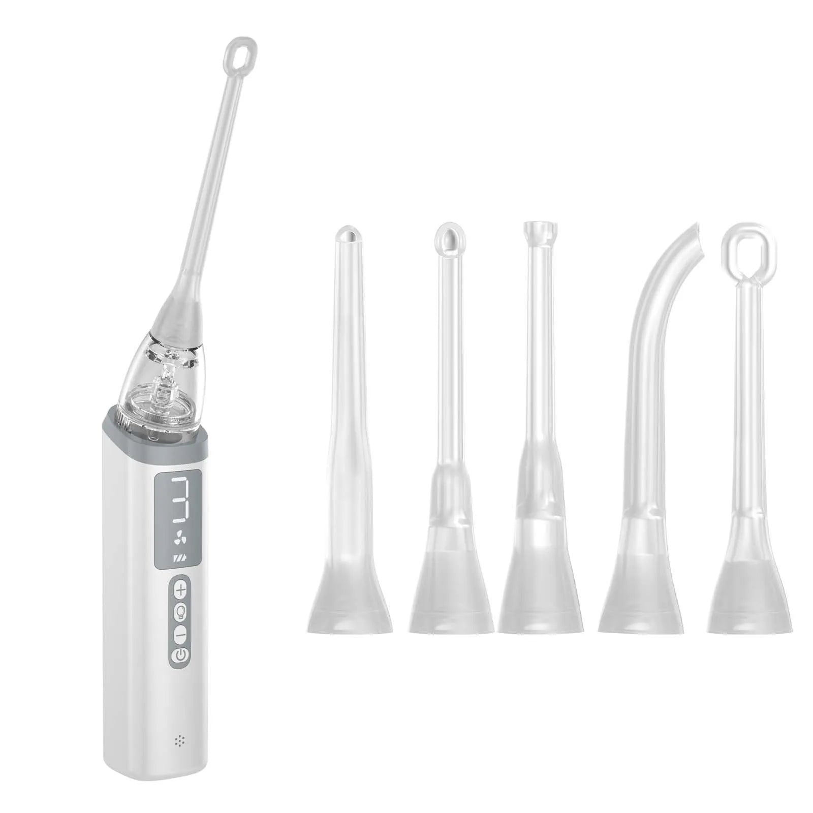 Milky white tonsil stone extractor oral cleaning tool for dental stone removal