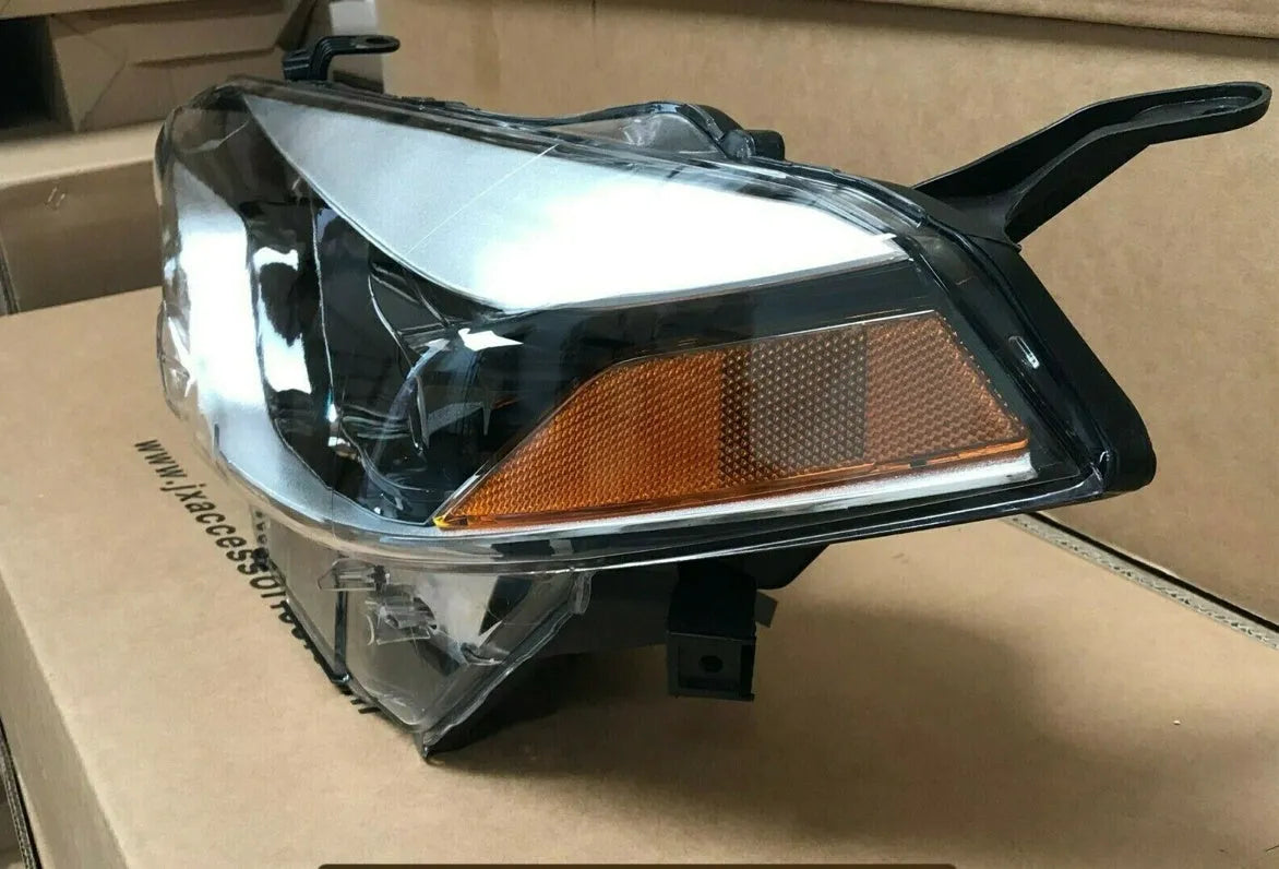Halogen headlight assembly for 2014-2015 Toyota Corolla replacement part, style 8111002E60