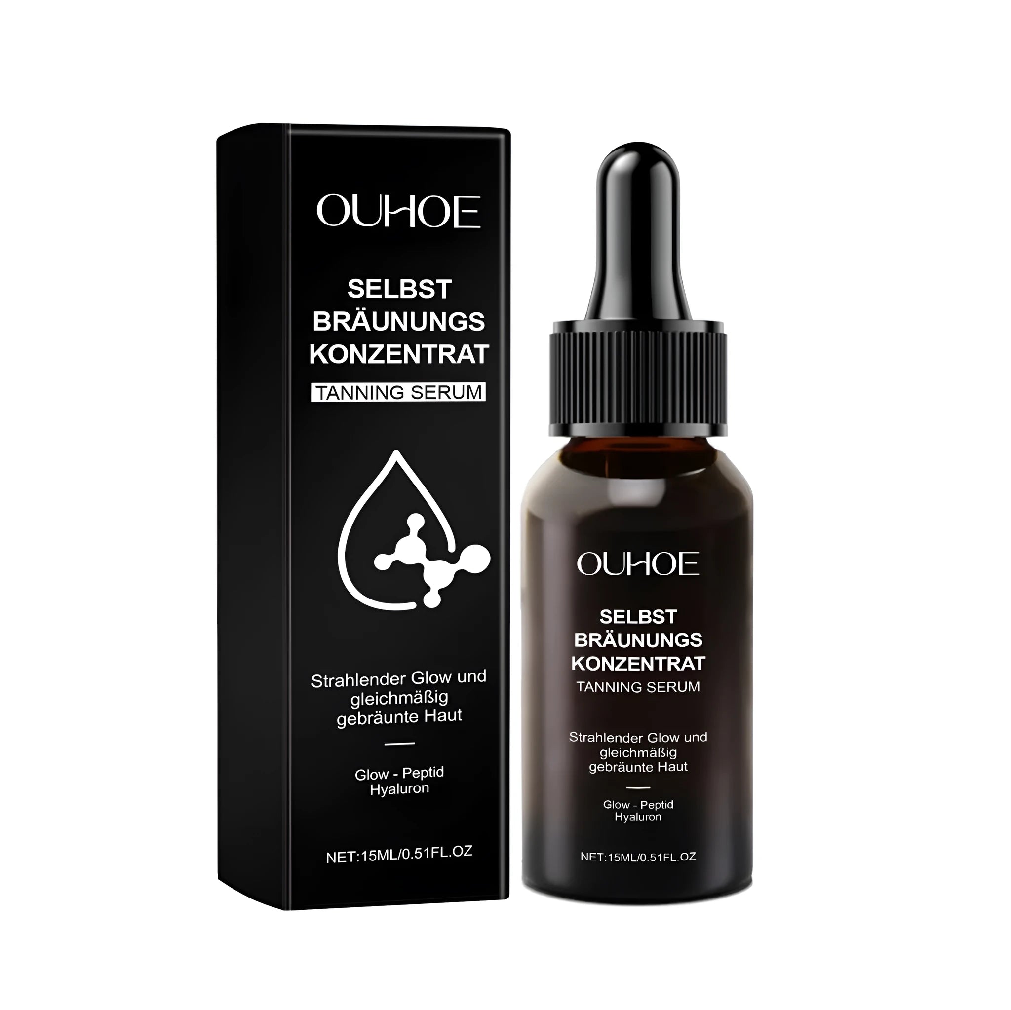15 ml bottle of Meihei Liquor Tanning Liquid self-tanner product