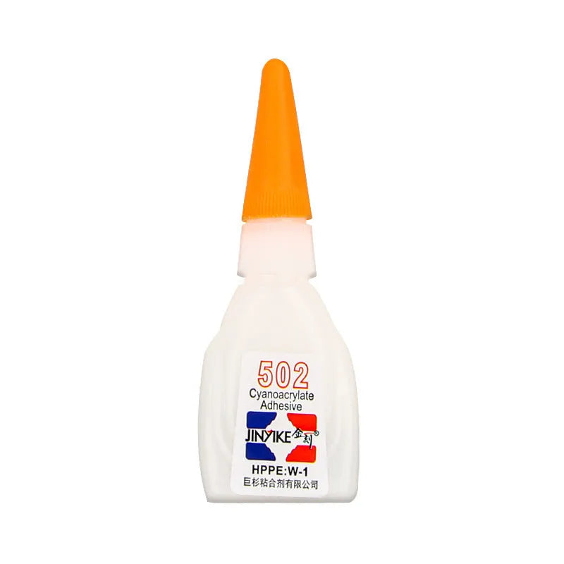 Tube of specialised shoe repair glue for strong, permanent adhesive patches on footwear.