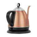 Automatic temperature control stainless steel kettle in gold, white or yellow with touch controls
