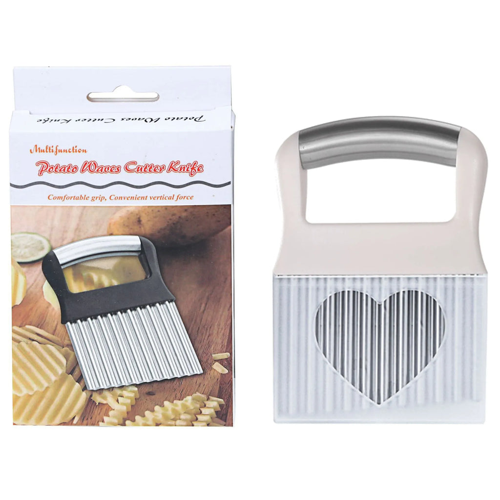Stainless steel potato wave knife kitchen tool for cutting wave pattern chips