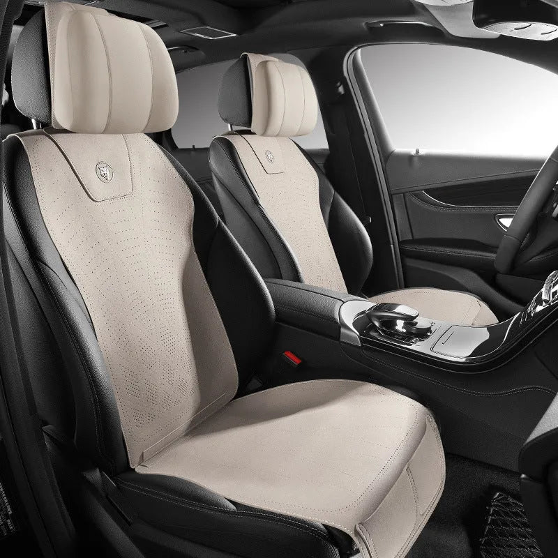 Ultra thin tailored leather car seat cover with gradient drilling holes in six colour options