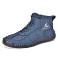 Retro casual high-top boots with elastic band and rubber sole in multiple colour options