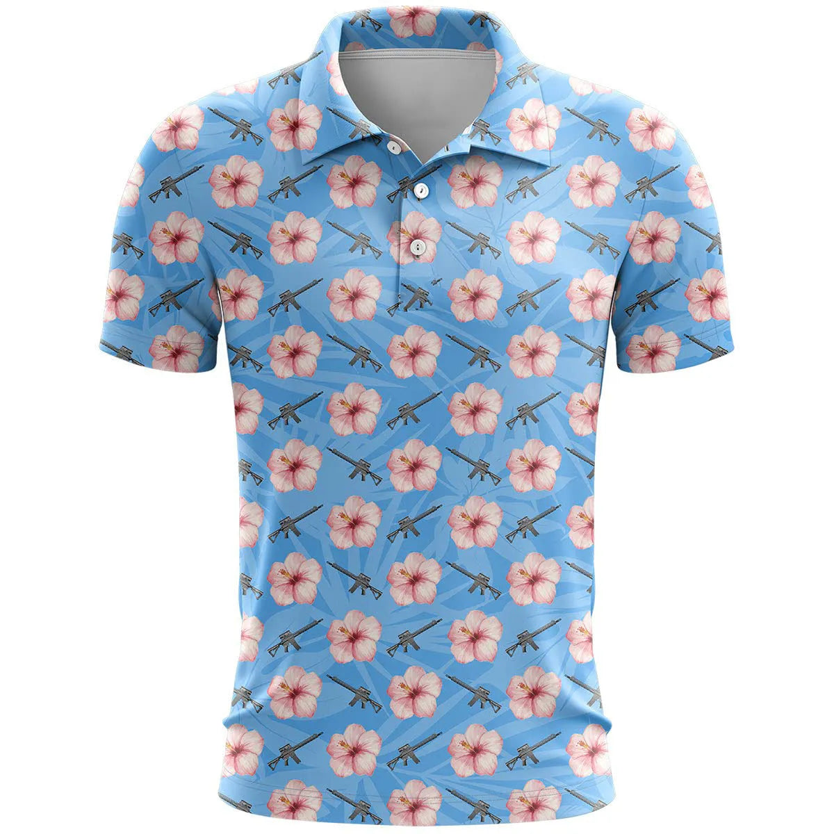 3D printed short sleeve sports top in bird eye cloth, shown in a loose fit on a model.