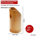Wild bamboo chopsticks holder in a creative style, showing natural material and cylindrical shape.