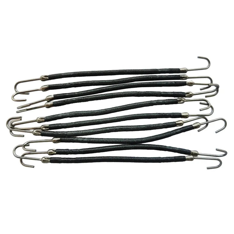 Wig double hook hair tools in black, dark brown and light brown colours