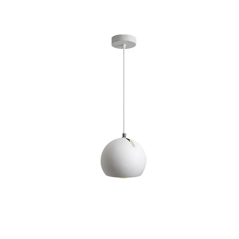 Modern ball chandelier table lamp in Nordic style, shown in single-head and three-head configurations.