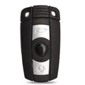 BMW CAS3 remote control key replacement with three keys showing metal and plastic construction