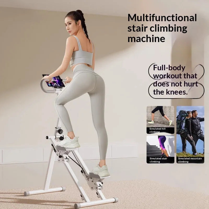 Multi-functional fitness stepper climbing machine steel frame home aerobic exercise