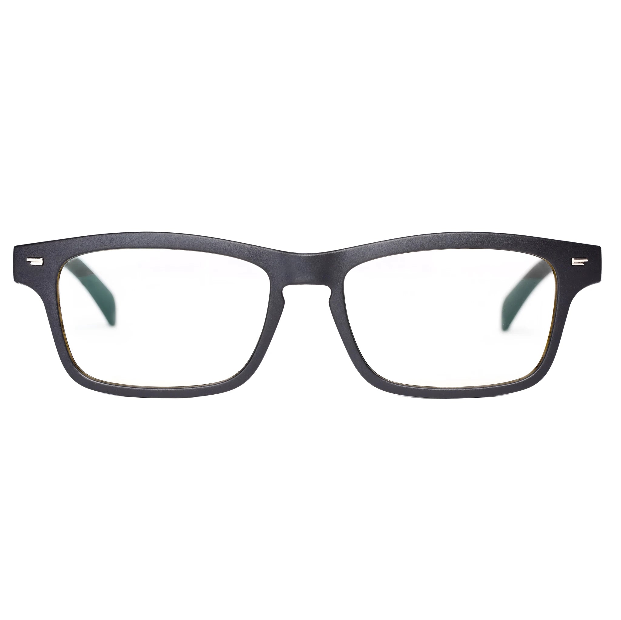 Smart glasses with Bluetooth audio functionality and semi-open ear speakers in PC+ABS frame