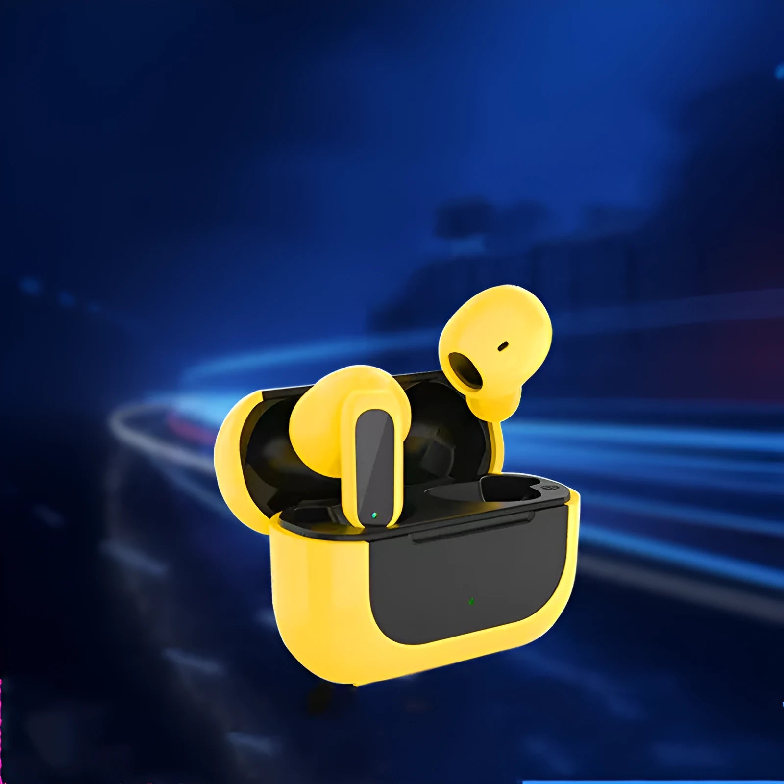 Jerry cartoon wireless Bluetooth headphones in black, white and yellow colours
