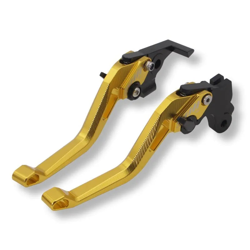 Motorcycle metal clutch lever kit with two-finger design in six colour options