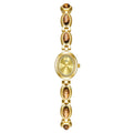 BS Gold Retro Rich Tigereye Chain Watch with 20x24mm dial and 7mm thickness in champagne gold finish